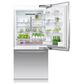 Fisher & Paykel 16.8 Cu. Ft. Integrated 36" Bottom Freezer Refrigerator in Stainless Steel, , large