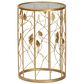 Baxton Studio Anaya End Table in Brushed Gold, , large