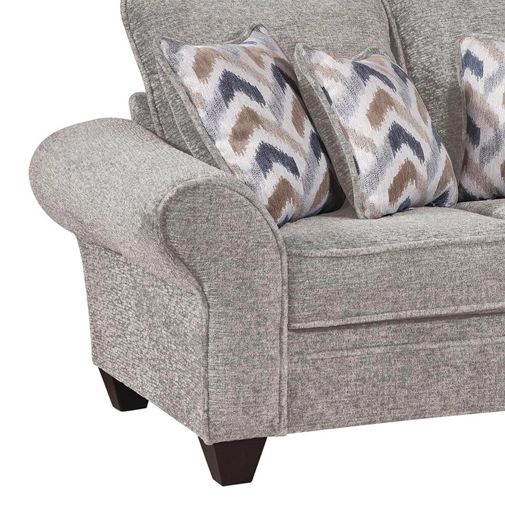 Northwestern Arlington Stationary Loveseat in Beige, , large
