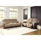 Ashley Mixed Motion Power Reclining Sofa in Brownstone, , large