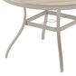 Hearth and Haven Outdoor 41" Round Dining Table with Umbrella Hole in Sandstone - Table Only, , large