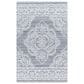Surya Piazza PZZ-2301 2" x 3" White, Gray Area Rug, , large