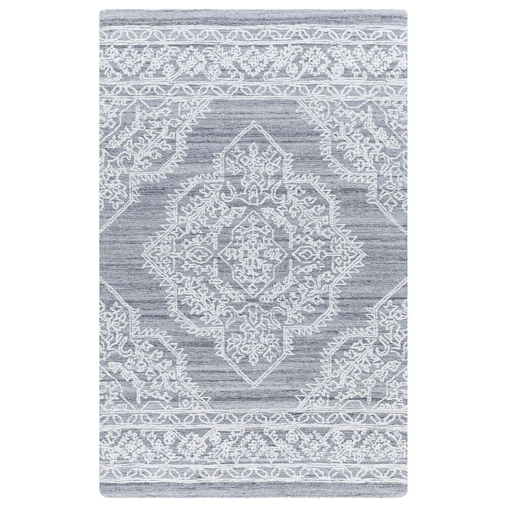Surya Piazza PZZ-2301 2" x 3" White, Gray Area Rug, , large