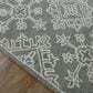 Amer Rugs Boston 8" x 11" Shale Gray Area Rug, , large