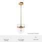 Hunter Karloff 1-Light Pendant in Alturas Gold, , large