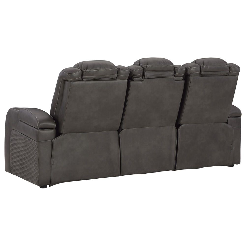 Ashley Fyne-Dyme 2-Piece Power Reclining Living Room Set in Shadow, , large