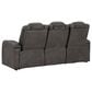 Ashley Fyne-Dyme 2-Piece Power Reclining Living Room Set in Shadow, , large