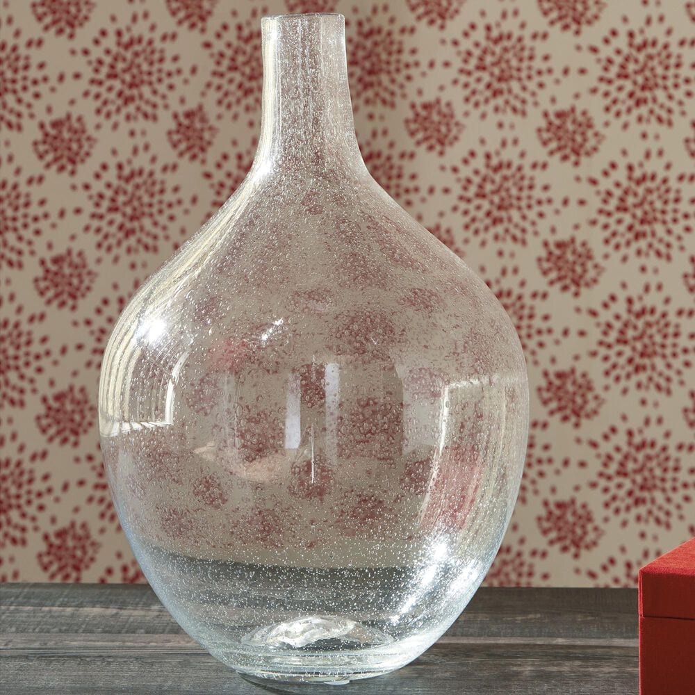 Ashley Kurthorne 15&quot; Vase in Clear, , large