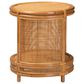 Baxton Studio Louis End Table in Light Honey, , large