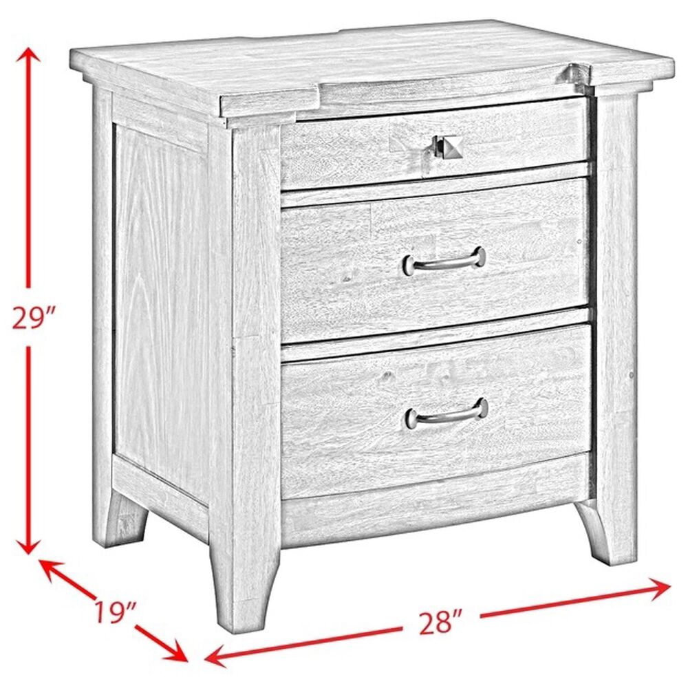 Mayberry Hill Gage 3-Drawer Nightstand in Chestnut, , large