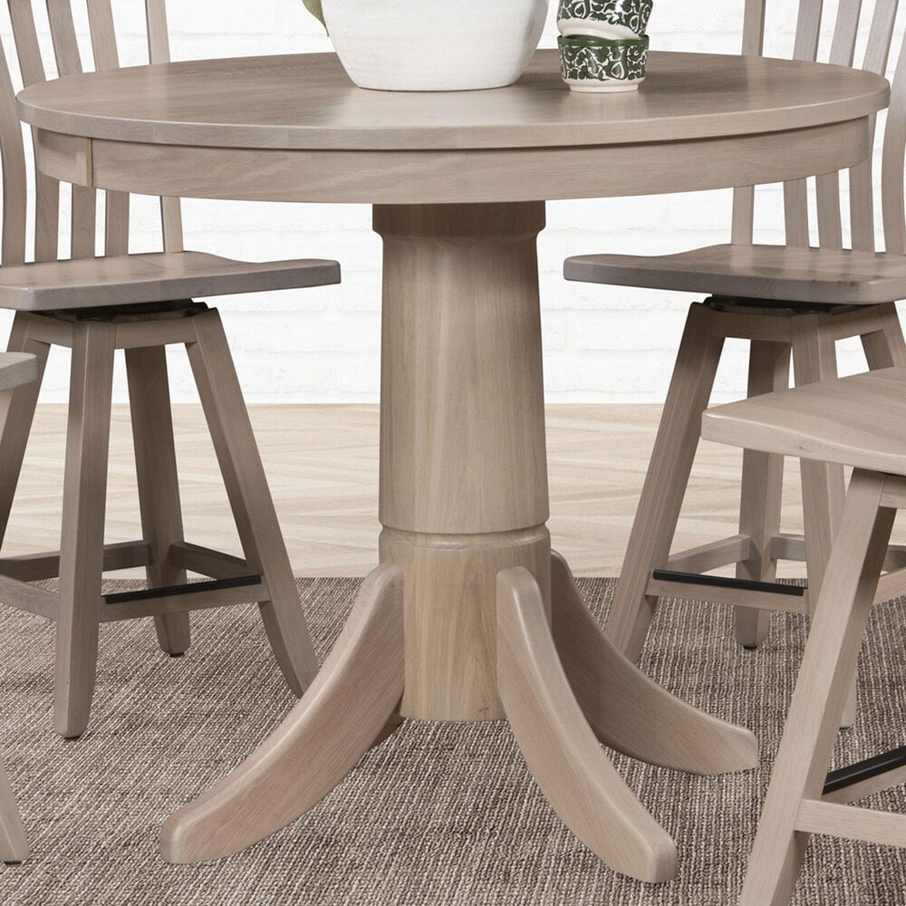 Trailway Llc Happiness Round Dining Table with 2 Leaves in Ambrosia - Table Only, , large