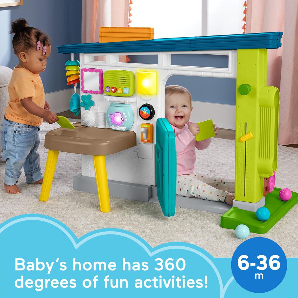 Fisher Price Laugh and Learn Ultimate Playhouse in Multicolor, , large