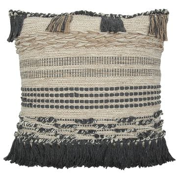 India House Boho 20" Square Throw Pillow in Earthy, , large