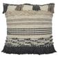 India House Boho 20" Square Throw Pillow in Earthy, , large