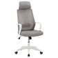 CorLiving Workspace Office Chair with White Frame in Grey, , large