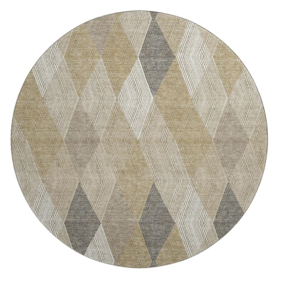 Dalyn Rug Company The Reserve TR11 Wheat 8" Round Indoor/Outdoor Area Rug, , large