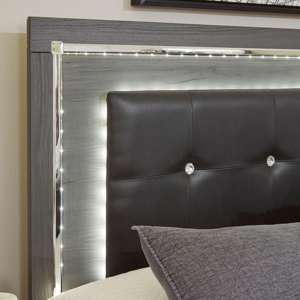 Ashley Lodanna 4-Piece King Bedroom Set in Gray, , large