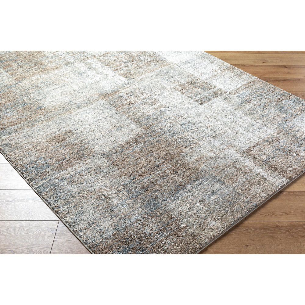 Surya Avellino 5&#39;3&quot; x 7&#39; Light Beige, Tan, Light Gray, Gray and Deep Teal Area Rug, , large