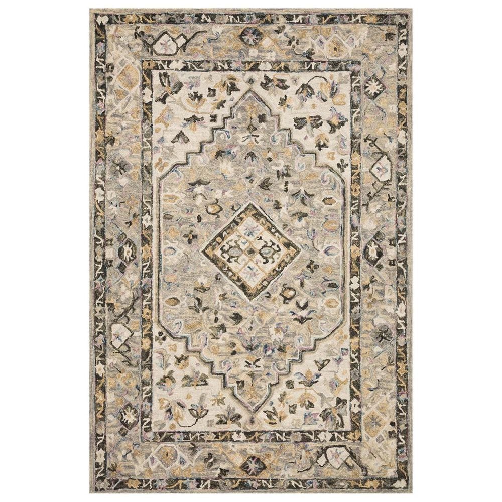 Loloi II Beatty BEA-01 2"6" x 7"6" Grey and Ivory Runner, , large
