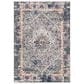 Safavieh Evoke EVK288N 4" x 6" Grey and Navy Area Rug, , large