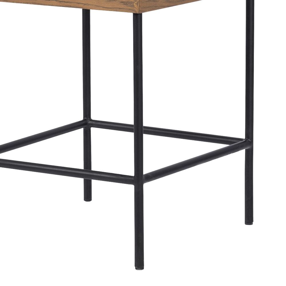 Four Hands Benton Counter Stool in Drifted Oak and Midnight, , large