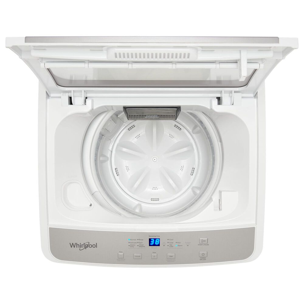 Whirlpool 1.6 Cu. Ft. Compact Top Load Washer with Flexible Installation in White, , large