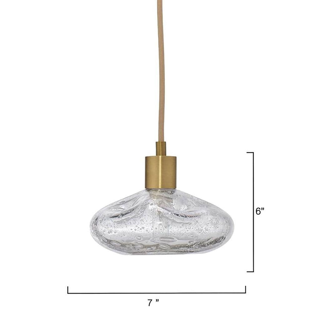 Jamie Young Dorsen 1-Light Pendant in Antique Brass, , large