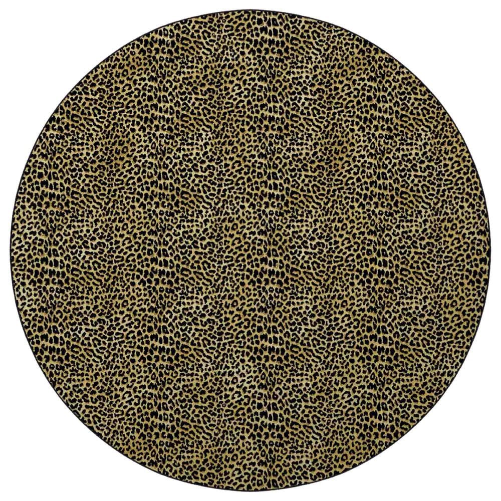 Dalyn Rug Company Akina AK2 8" Round Gold Area Rug, , large