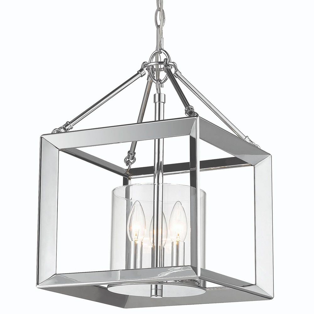 Golden Lighting Smyth 3-Light Convertible Pendant in Chrome, , large