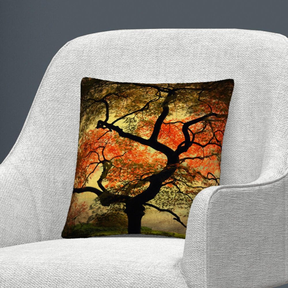 Timberlake Philippe Sainte-Laudy 'Japanese' 16 x 16 Decorative Throw Pillow, , large