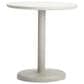 Zuo Modern Liora 28" Round Dining Table in White and Gray - Table Only, , large