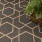 Nourison Horizon HOZ01 Charcoal 6" x 9" Indoor/Outdoor Area Rug, , large