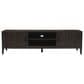 Porter Designs Fall River 72" TV Stand in Black Walnut, , large