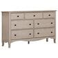 Riva Ridge Provence 8-Drawer Dresser in Linen, , large