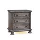 Sasha Lee Lake Way 3-Drawer Nightstand in Sandblasted Gray, , large