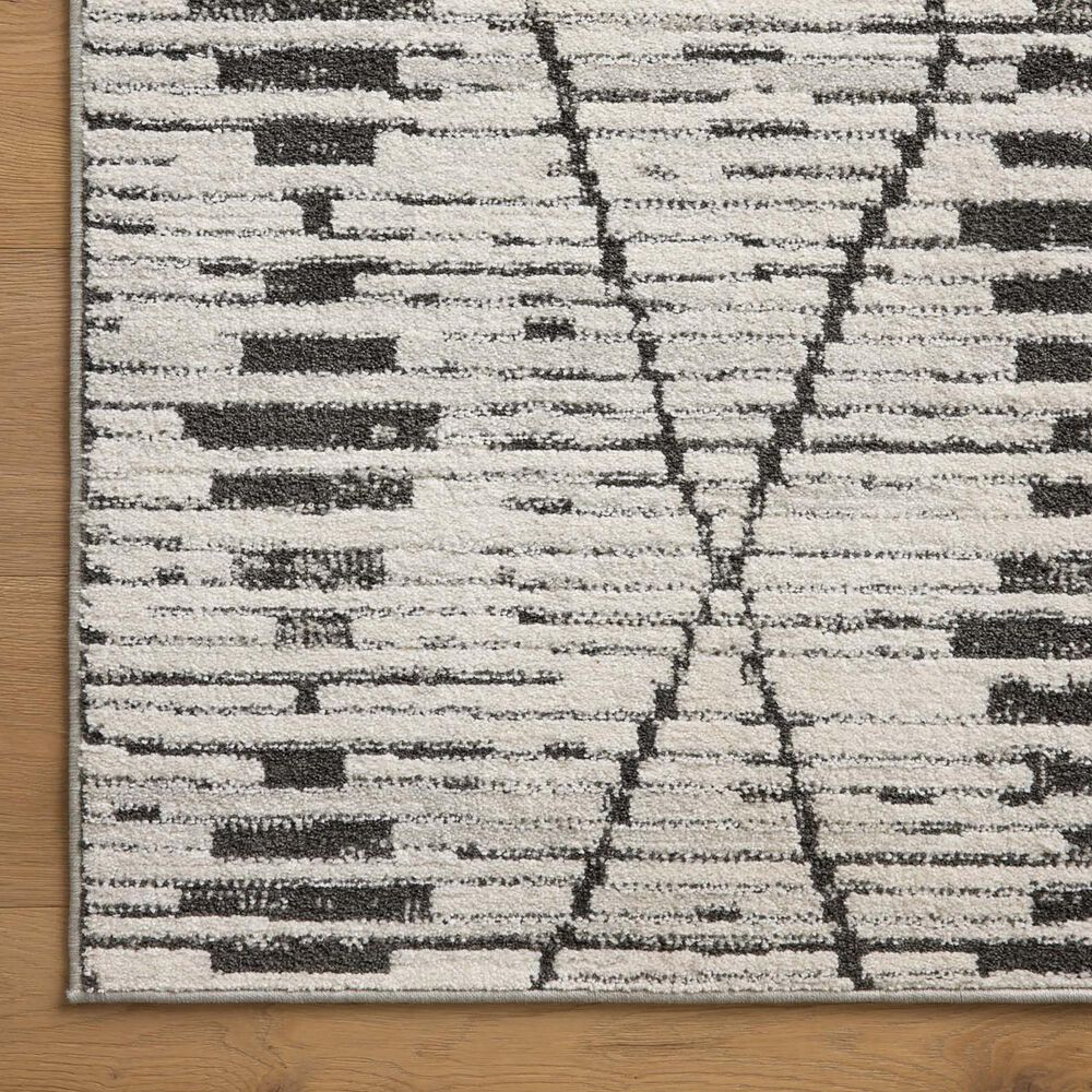Loloi II Kamala 2&#39;3&quot; x 3&#39;10&quot; Charcoal and Dove Area Rug, , large