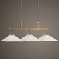 Uttermost Brookdale 3-Light Linear Chandelier in Aged Brass, , large