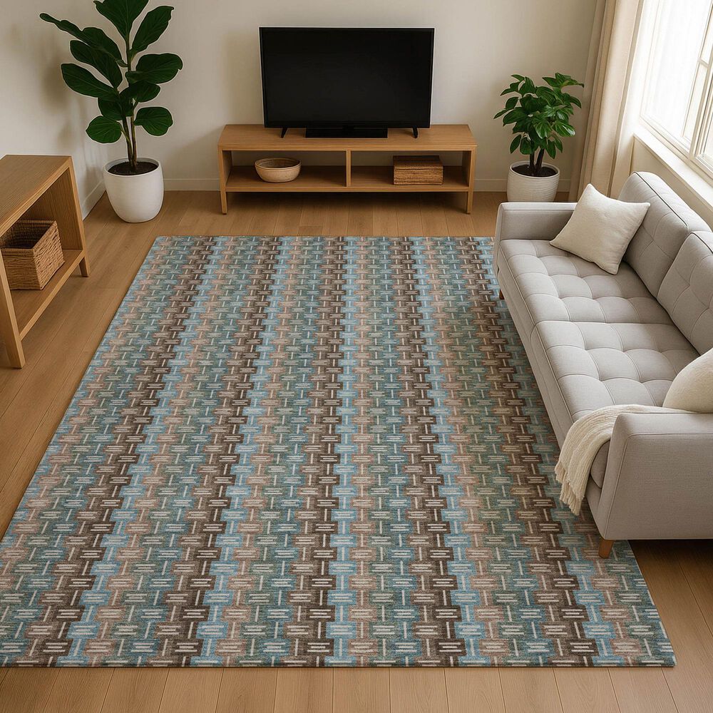 Dalyn Rug Company Kenner Brown 10' x 14' Area Rug, , large