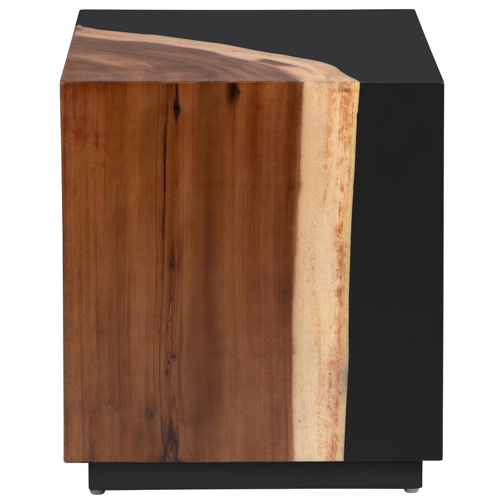 Slatehouse Cavallo End Table in Black and Brown, , large