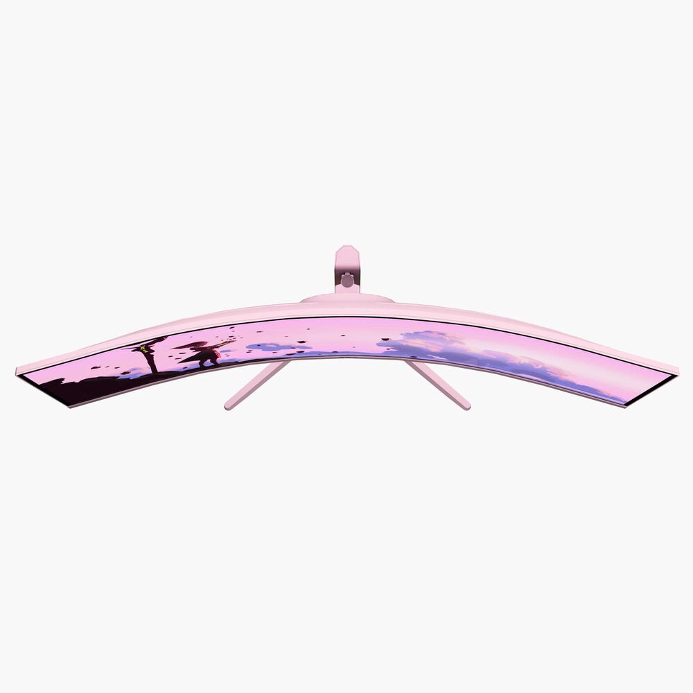 Arozzi 49" Curved VA 165Hz Ultrawide Gaming Monitor in Pink, , large