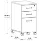 OSP Home Prado 3-Drawer Mobile File Cabinet in White, , large