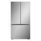 LG 25.1 Cu. Ft. Counter-Depth 3-Door French Door Refrigerator in Printproof Stainless Steel, , large
