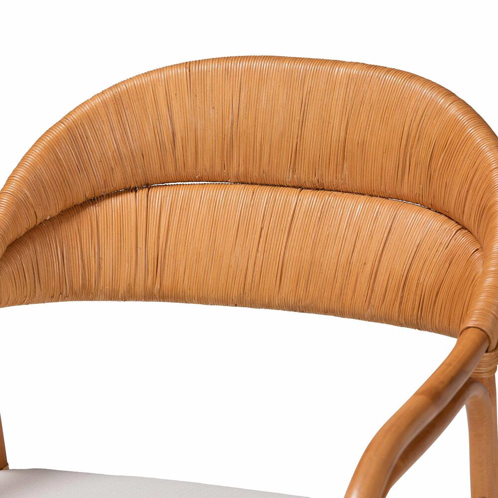 Baxton Studio Marisa Arm Chair in Neutral, , large