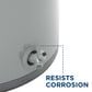 GE Appliances 26-Gallon Side Port Lowboy Electric Water Heater in Gray, , large