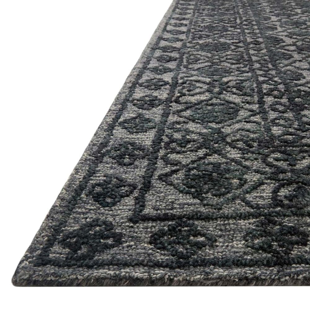 Loloi Cecelia 2&#39;6&quot; x 7&#39;6&quot; Smoke and Dark Grey Runner, , large