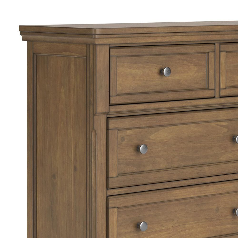 Ashley Feddinger 4-Piece King Storage Bedroom Set in Chestnut Brown, , large