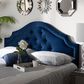 Baxton Studio Cora Queen Upholstered Panel Headboard in Royal Blue, , large