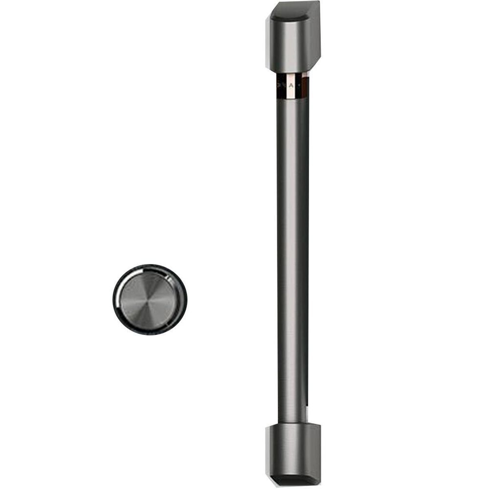 Cafe Handle and Knob Kit for Microwave Oven in Brushed Black, , large