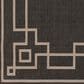 Surya Alfresco 2"5" x 11"10" Black, Brown and Beige Indoor/Outdoor Runner, , large