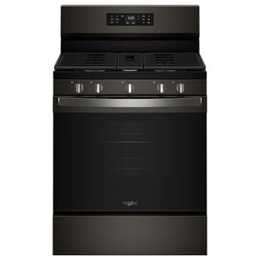 Whirlpool 5 Cu. Ft. Freestanding Gas Range in Black Stainless Steel, , large